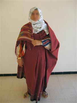 Fouta rouge façe
